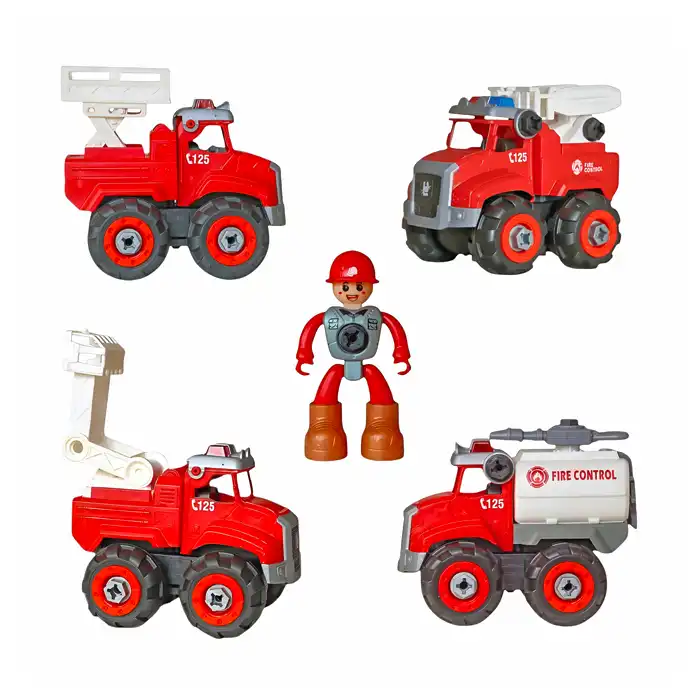 5ح اسباب بازی ست 4 عددی آتش نشان کیوان تویز